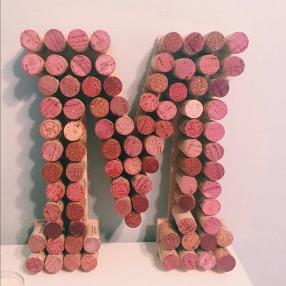 Customized Wine Cork Letters